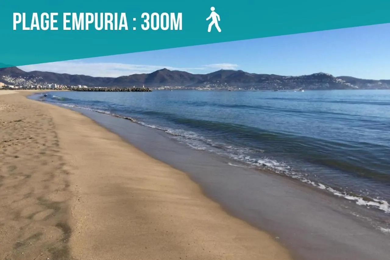 Unsejouraempuriabrava-Terrasse-Vue Mer -Clime- Wifi Parking Apartmán Empuriabrava