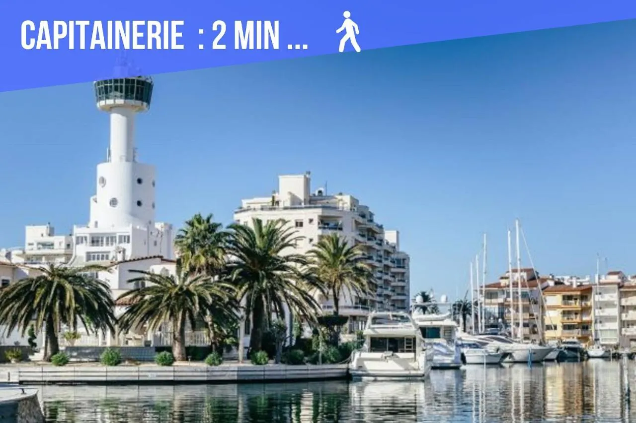 Unsejouraempuriabrava-Terrasse-Vue Mer -Clime- Wifi Parking 0*, Empuriabrava
