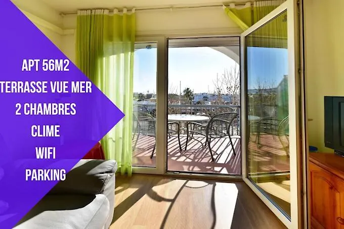 Apartment Unsejouraempuriabrava-Terrasse-Vue Mer -Clime- Wifi Parking